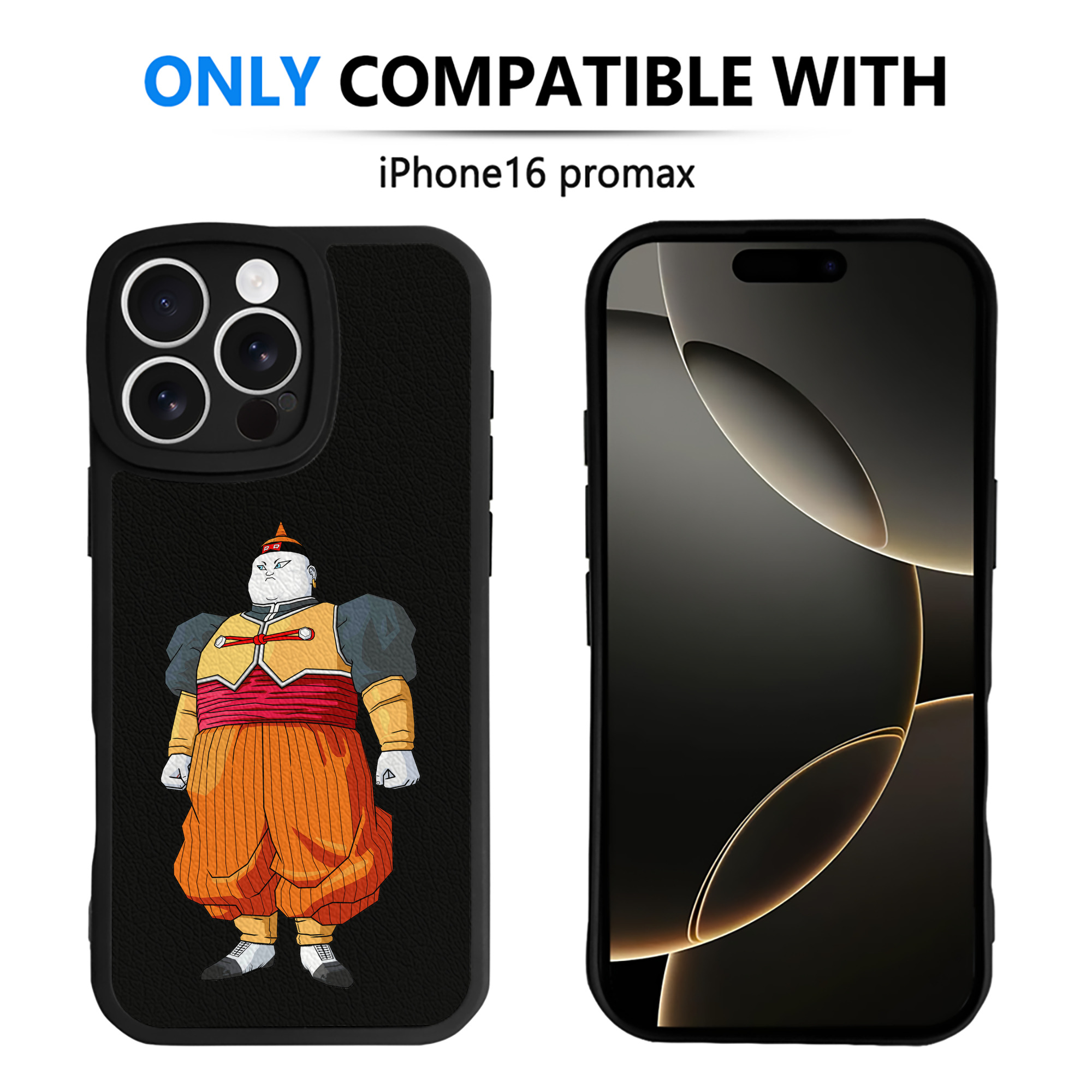 （画像用） ドラゴンボール DRAGON BALL 【iPhone 16シリーズ対応】シリコンスマホケース（レザー調） 材質：シリコン